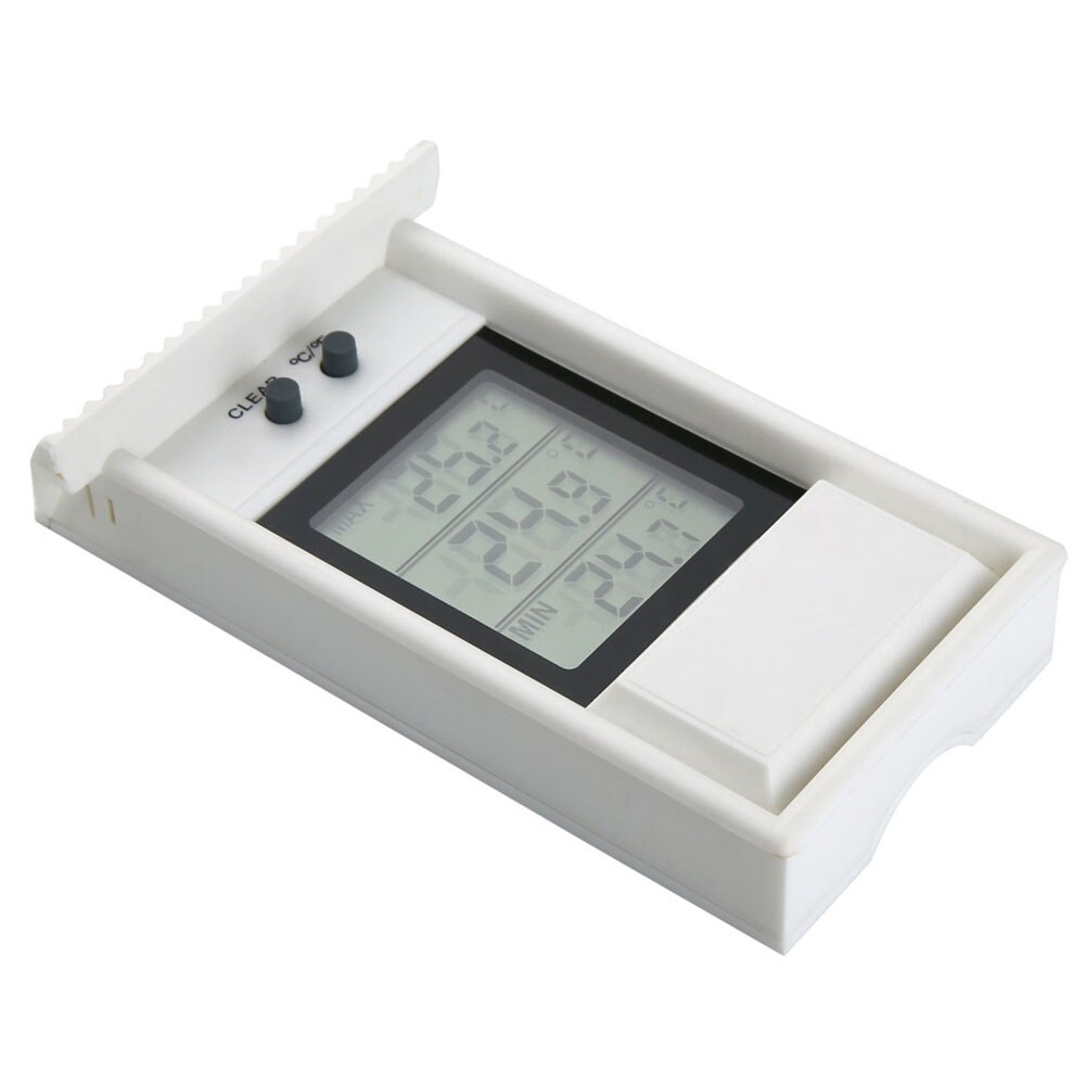 Buiten waterdichte wandmontage maximale minimale waarde lcd-scherm temperatuur thuis digitale thermometer hygrometer woonkamer binnen