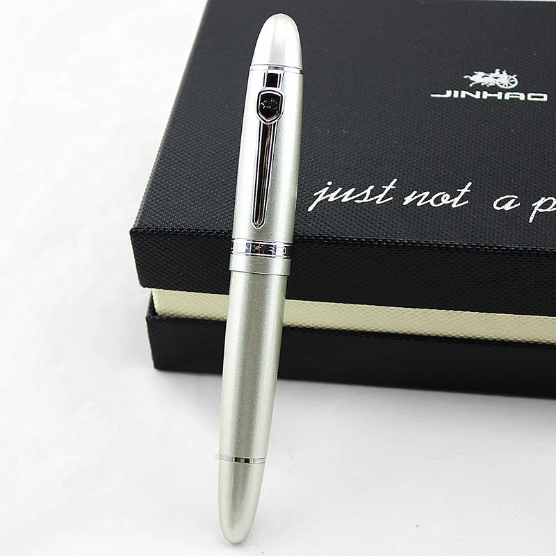 JINHAO 159 Luxury Brand Metal Roller Ball Pen Ballpoint Pens Stationery Office School Suppliers Student JINHAO 450: Clear