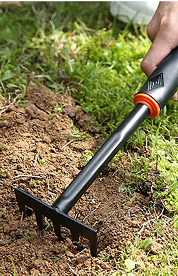 MAIYUE Six PCS Garden Tool Set Plant Gardening Tool Cultivator Hand Rake Pronged Rake Shovel Hoe Portable Garden Tool: Blue