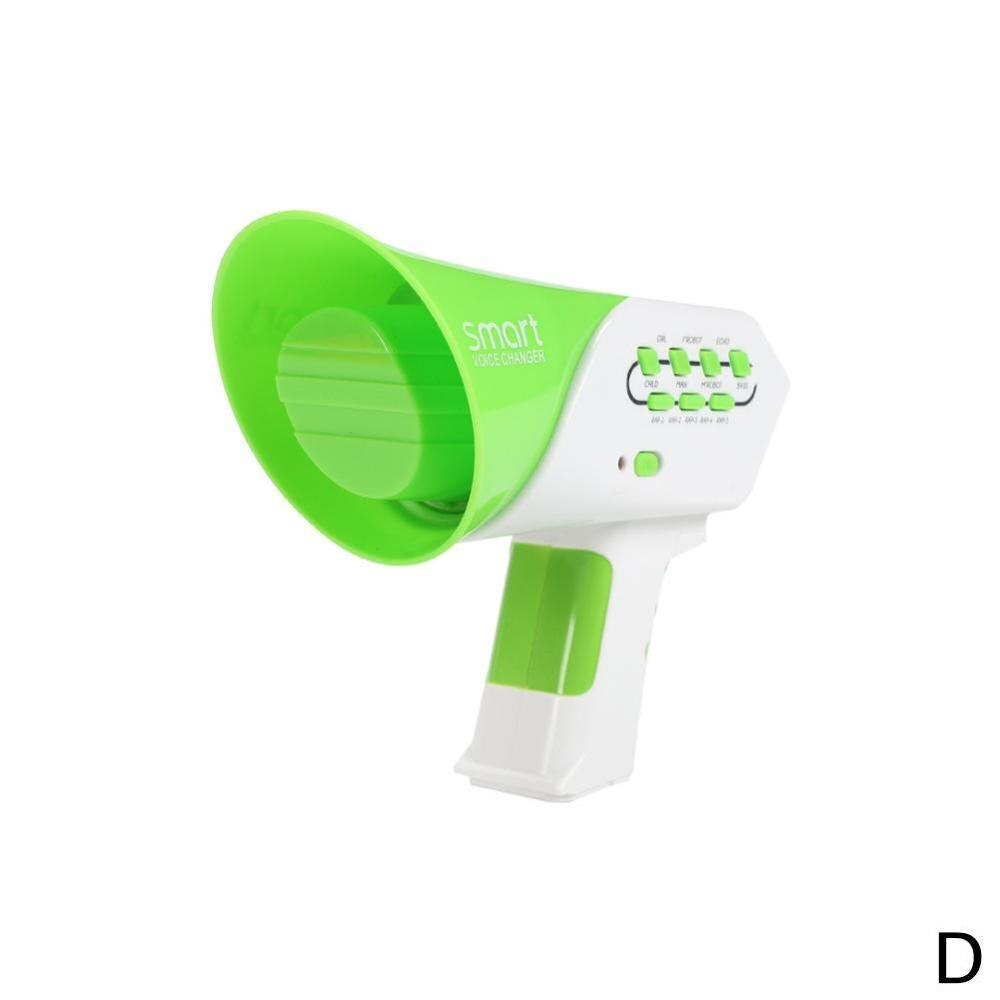 Kinderen Voice Changer Multi-channel Voice Changer Puzzel Handheld Speaker 7 Geluiden 5 Muziek Voice Converter: green