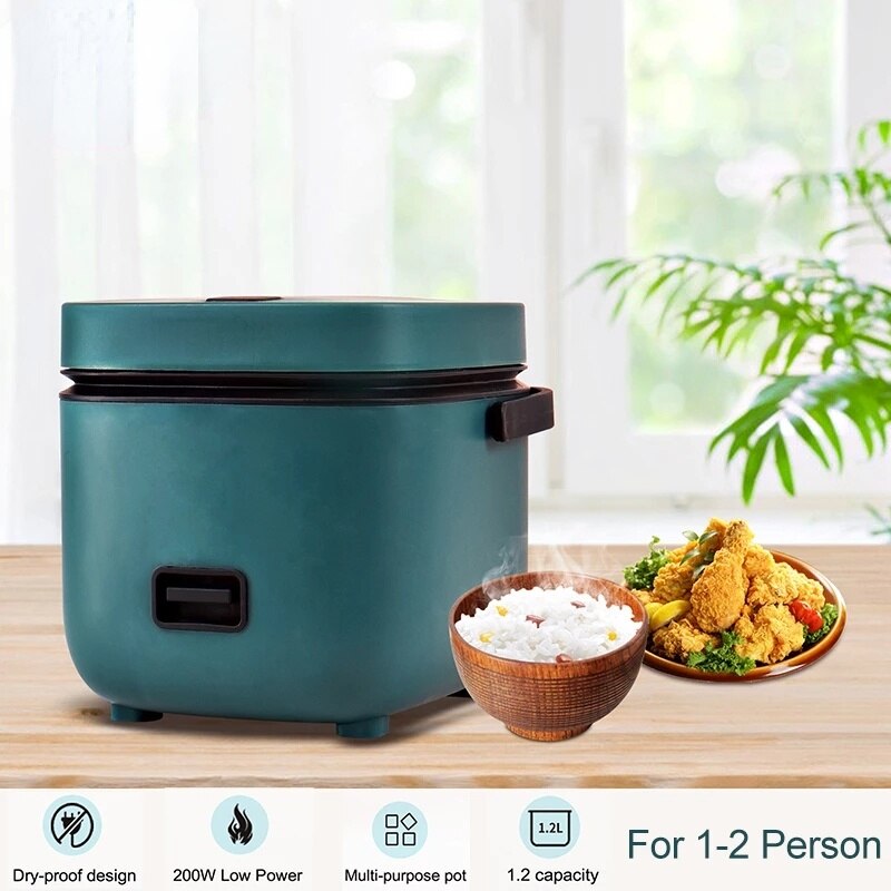 Mini Rice Cooker Multi-function Single Electric Rice Cooker Non-Stick Household Small Cooking Machine Make Porridge Soup EU