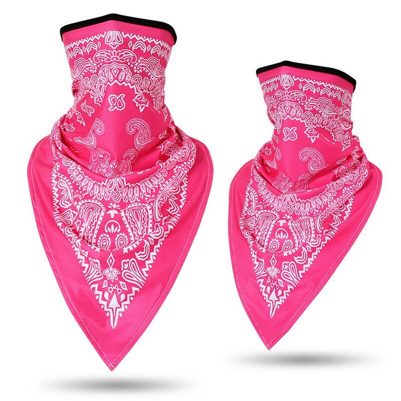 Unisex Windproof Thin Wrap Scarf Men Women Face Scarf Bandana Ear Loops Face Balaclava Neck Gaiters Digital Printed: 5-1pc