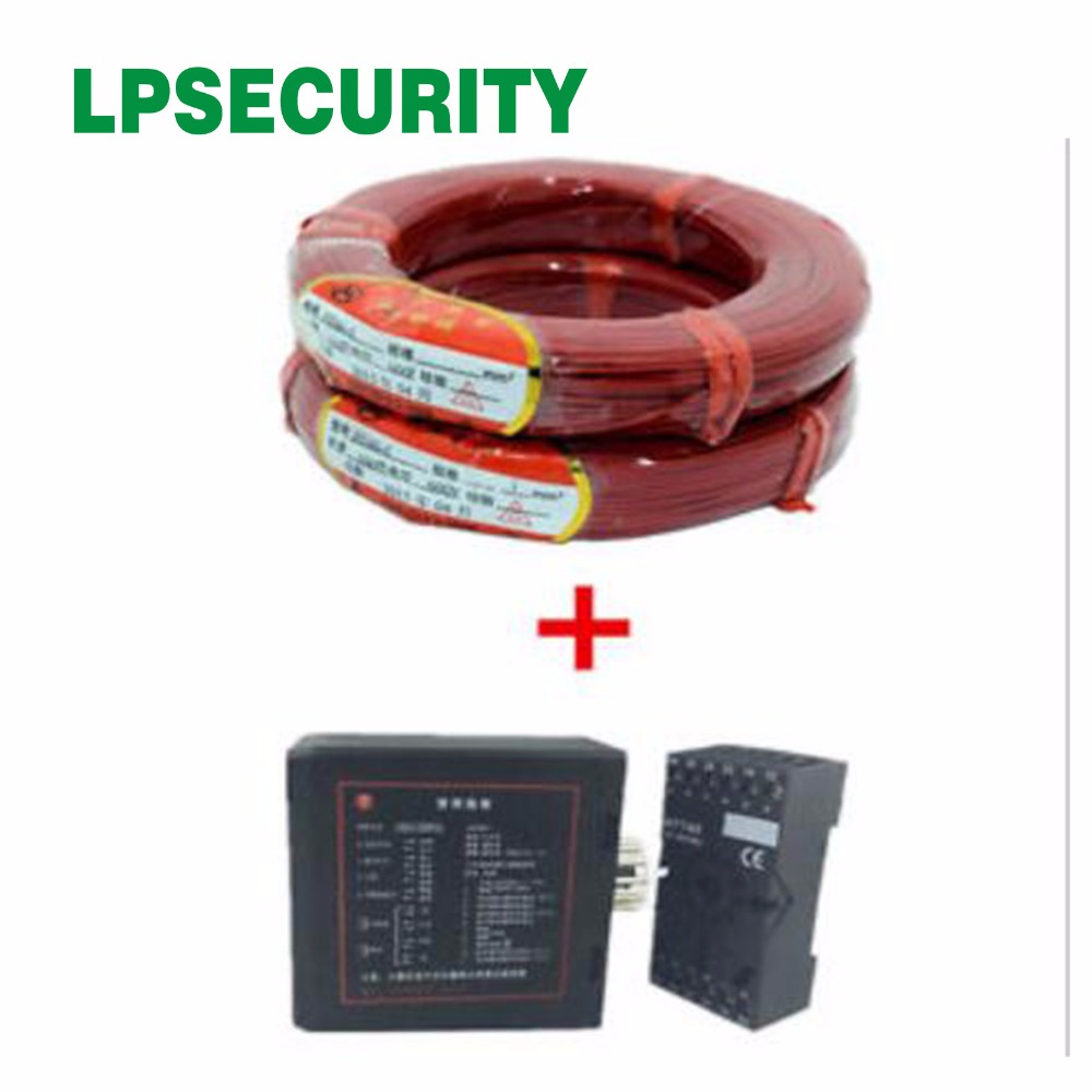 12v 24v 110v 230v Traffic Inductive 50m*1.0 Induction Coil Wire +Single Loop Vehicle Detector set for packing system
