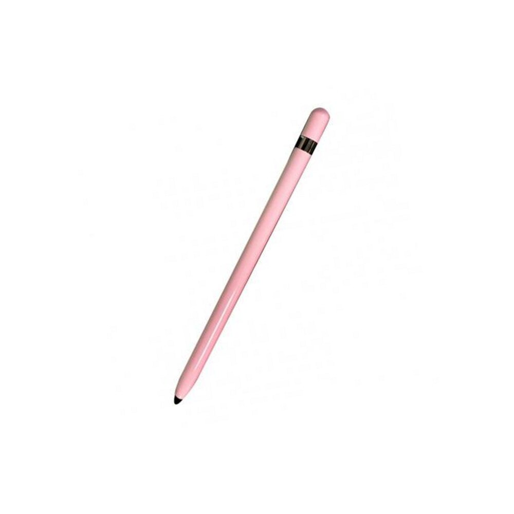 Dual Heads Stylus Tablet Smartphone Stylus Pen Universele Vervanging Zachte Penpunt Schrijven Tekening Capacitieve Touchscreen Potlood: Roze