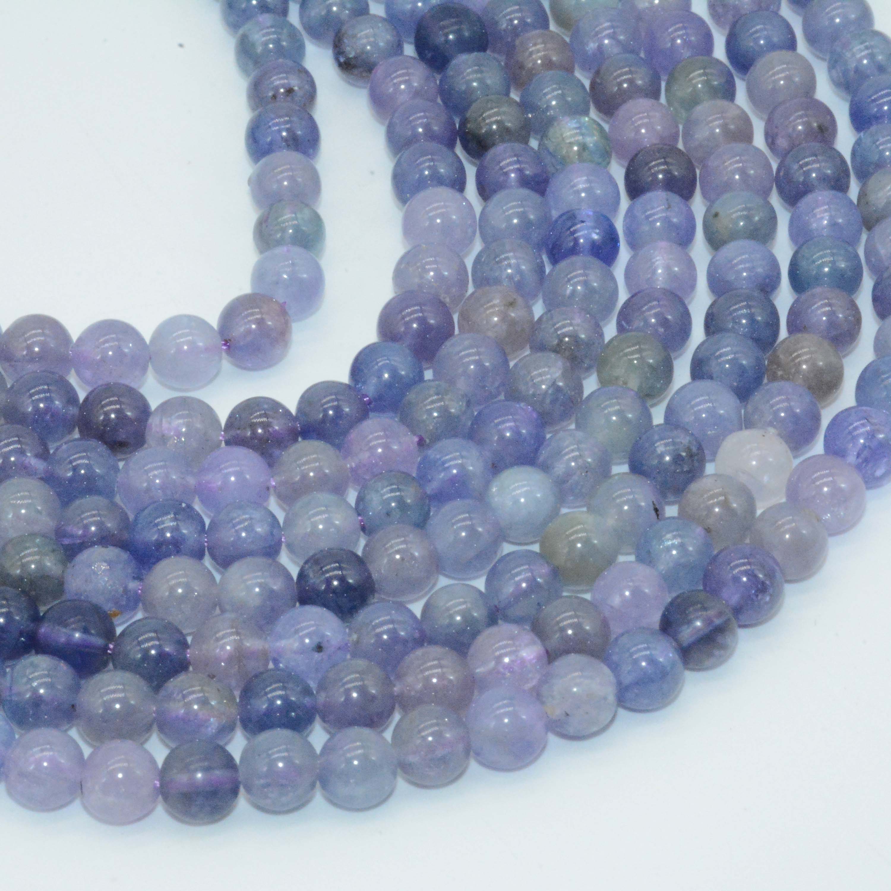 naturale Qualità Tanzanite Branelli Allentati Rotondi 6 millimetri