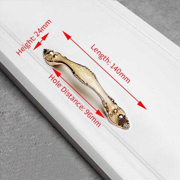 Bursztyn żółty europejskiej uchwyty robić szafek drzwi ze stopu aluminium kuchnia gałki uchwyty robić szafek gałki robić szuflady uchwyt robić szafy: LA865Y-96