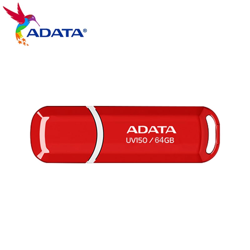 ADATA-unidad Flash USB 3,2 UV150, memoria portátil de alta velocidad de 64GB, 32GB y 16GB para ordenador