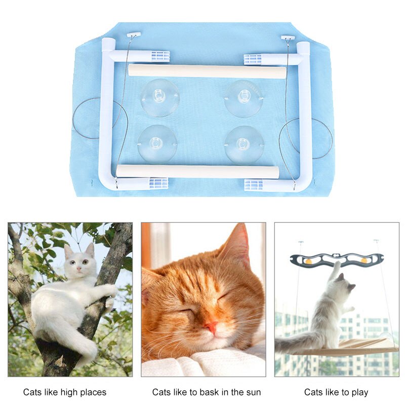 Leuke Huisdier Opknoping Bedden Lager Kat Zonnebaden Lounger Mount Huisdier Kat Hangmat Comfortabele Kat Huisdier Bed Plank Zetel Bedden