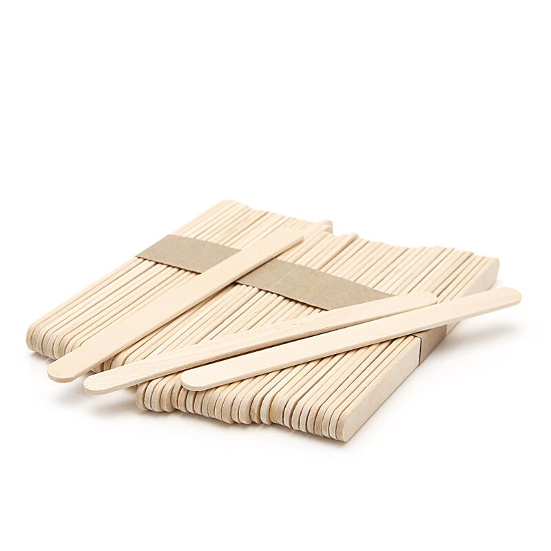 50Pcs DIY Ice Cream Stick Wooden Kids Hand Crafts Art Cake Making Children AUG15