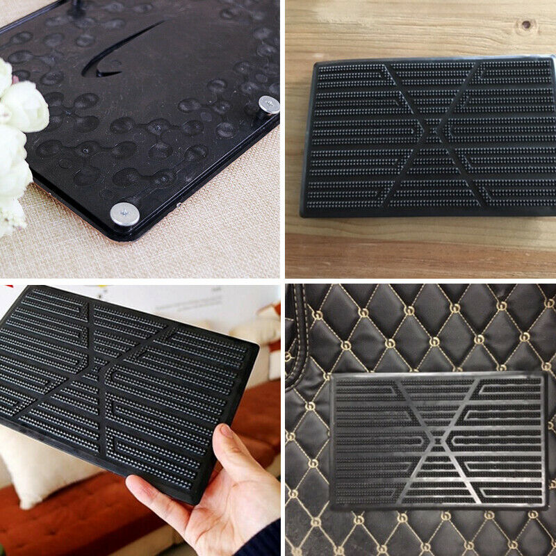 Bil gulvmåtte tæppe slid guard fodstøtte pedal plade pad sort til fører og