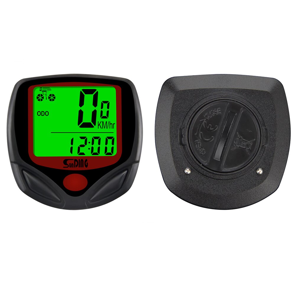 SunDing MTB Mountain Bike Odometer Speedometer Cycling Wired Stopwatch Waterproof Bicycle Computer Luminous Riding Accessories