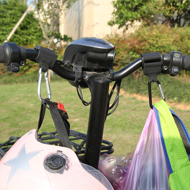 Motorcycle Electric Scooter Hook Front Hook Aluminum Alloy Handlebar Hook for Bicycle Baby Cart Baby Stroller Hook Hanger