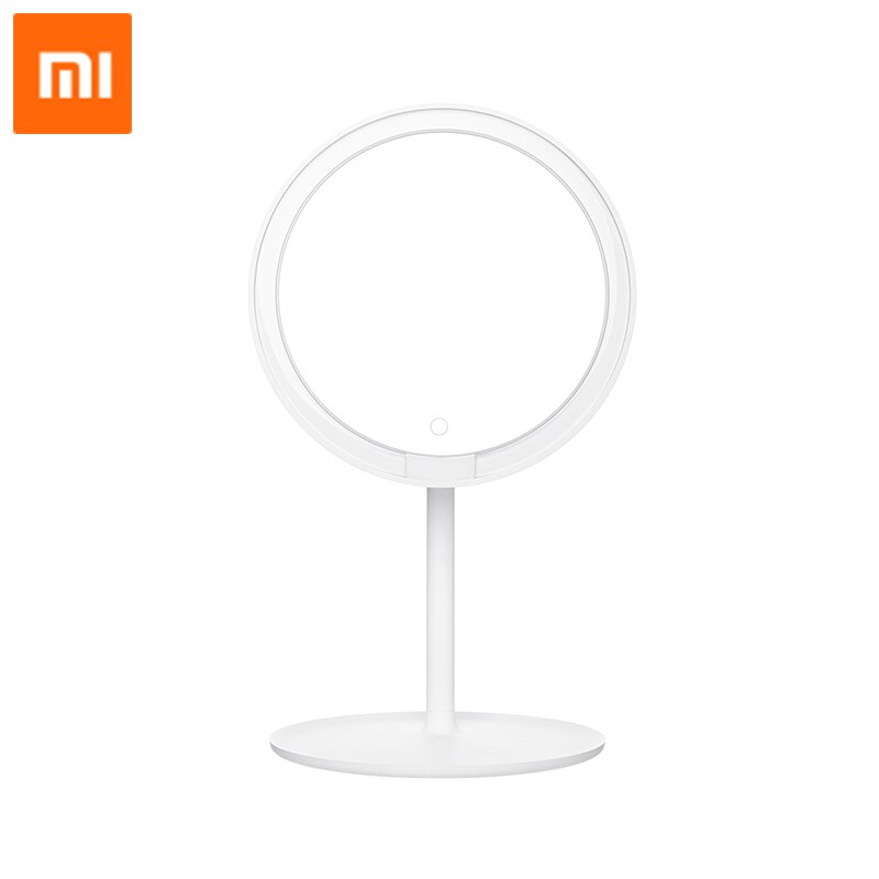 Xiaomi Mijia Electric Makeup Mirror USB Rechargeable LED Lamp 900lux HD Cosmetic Mirror Brightness Adjustable Surrounding: Default Title