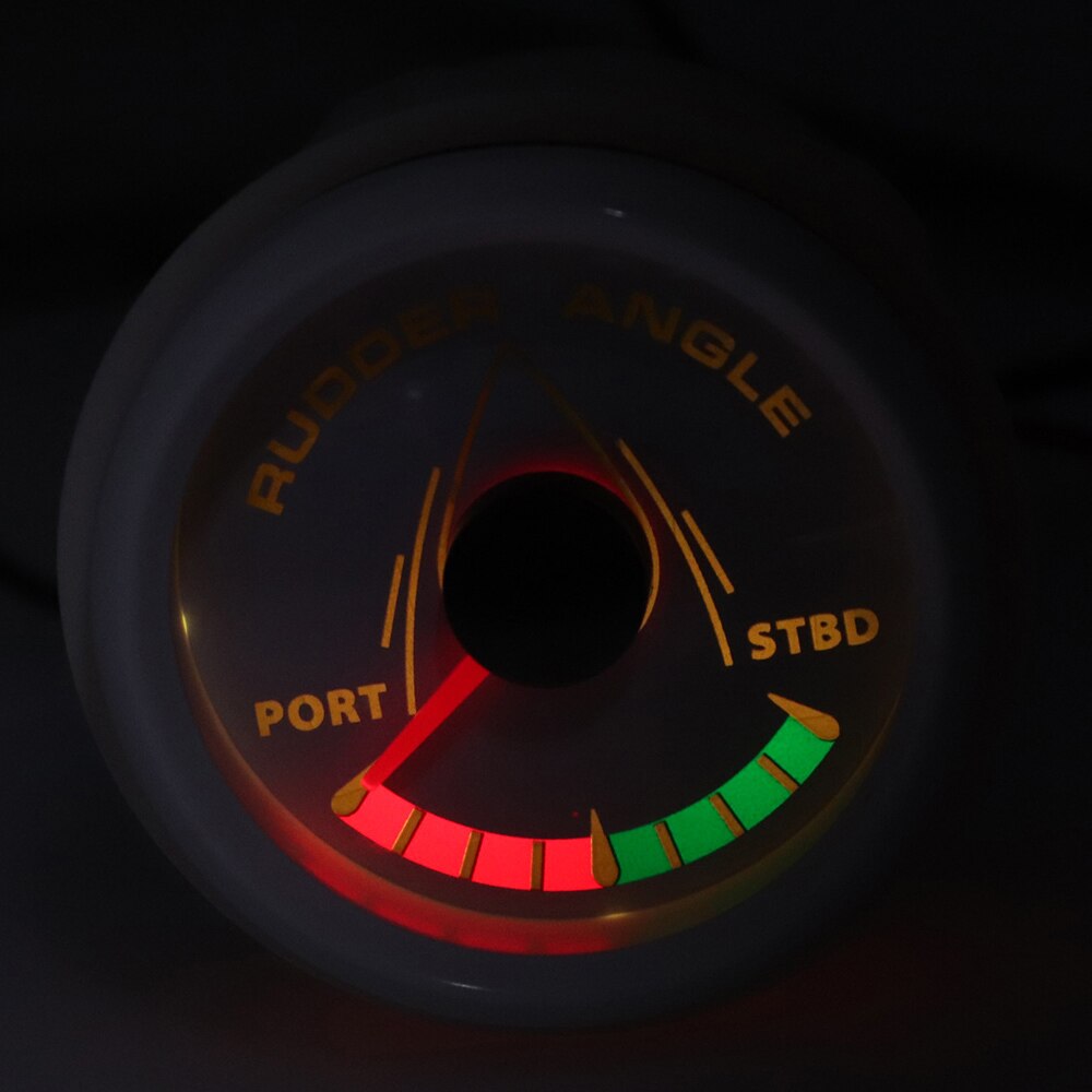 52mm Wasserdichte rüder Winkel Meter Messgerät Stiefel Instrument mit 8 Arten Hintergrundbeleuchtung