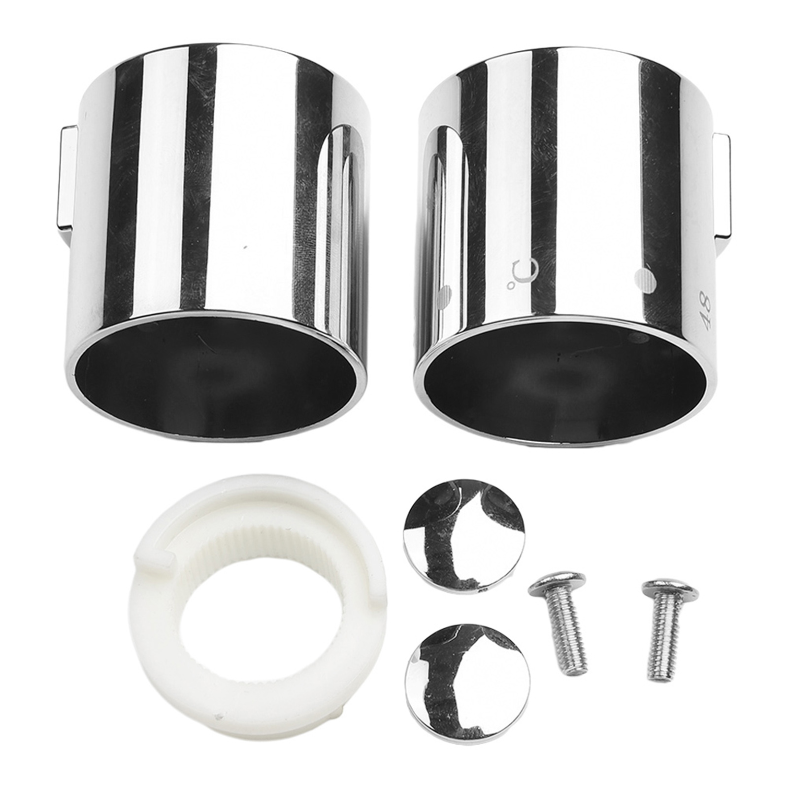 Douche Temperatuur Controle Handvat Knop Chroom Thermostatische Handgreep Badkamer Kranen Thermostaten Accessoires