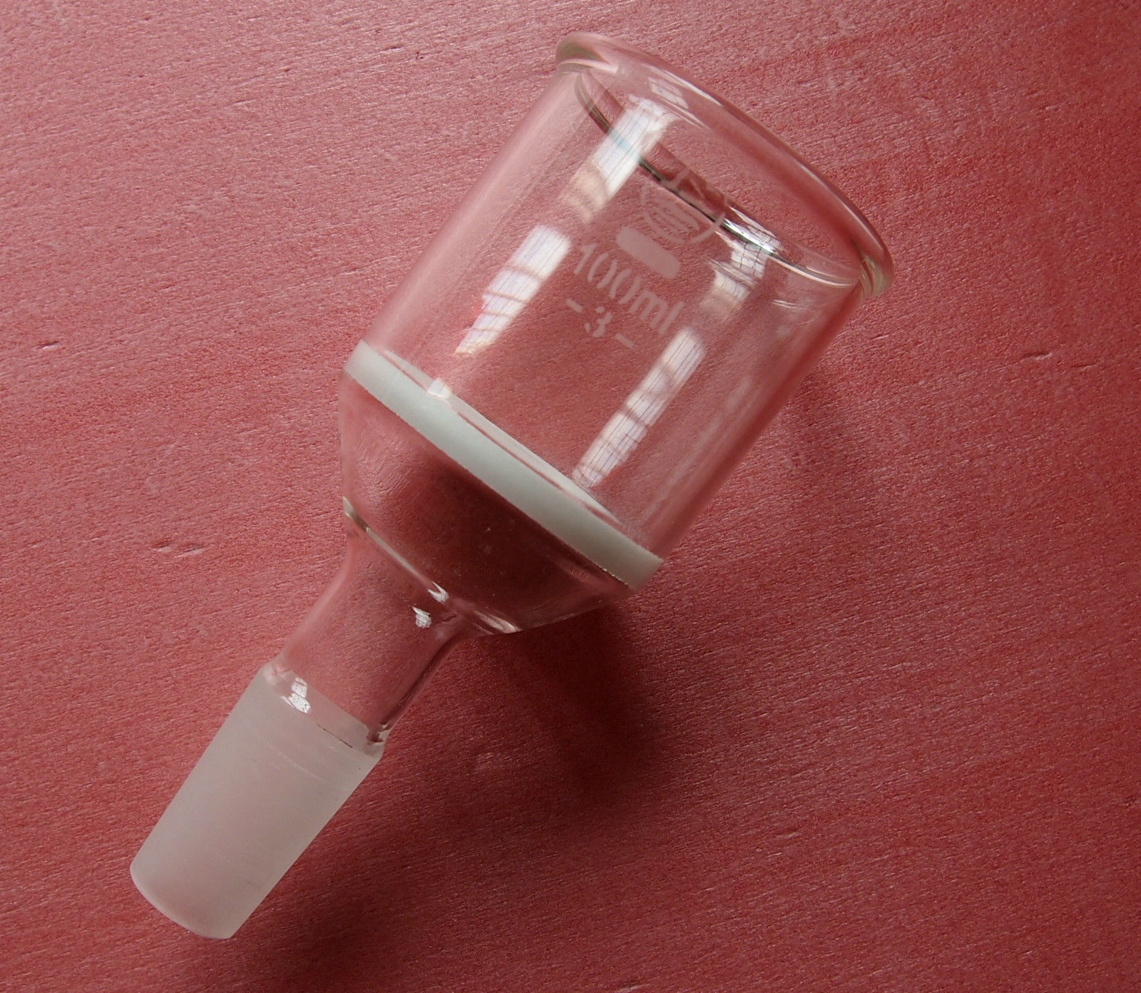 100 ml, 24/40, lejek robić szkła buchnera, 3 # filtr zgrubny lejki, szkło laboratoryjne