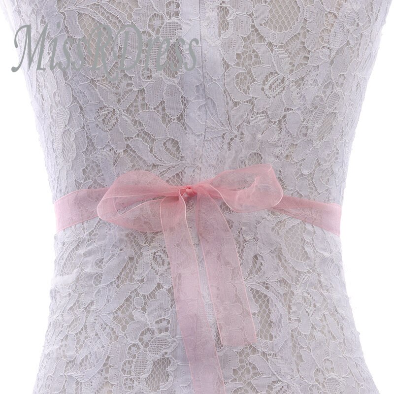 Missrdress håndlavede perler bryllupsbælte guld rhinestones brude sash perler krystal brude bælte til brudekjoler  jk890: Rødme organza
