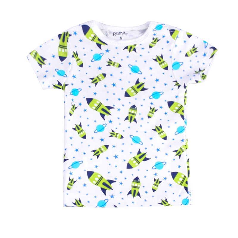 Redkite babykleding populair zacht katoenen baby-t-shirt 5 stuks/partij jongen meisje pasgeboren