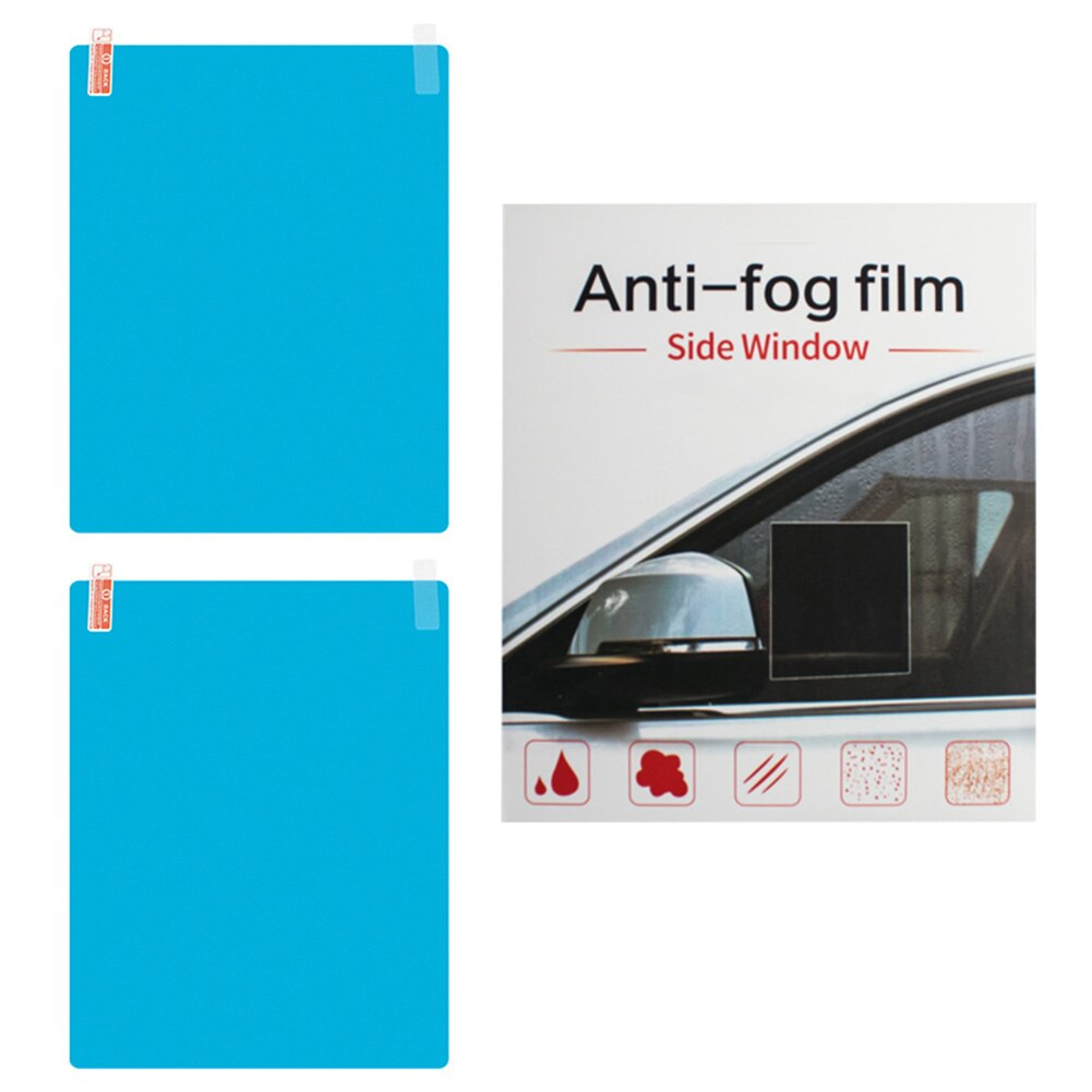 Rain Shield Side Window Glass Film Car Side Window Protecitve Film Anti Fog Rainproof Film Auto Accessories 2 Pack
