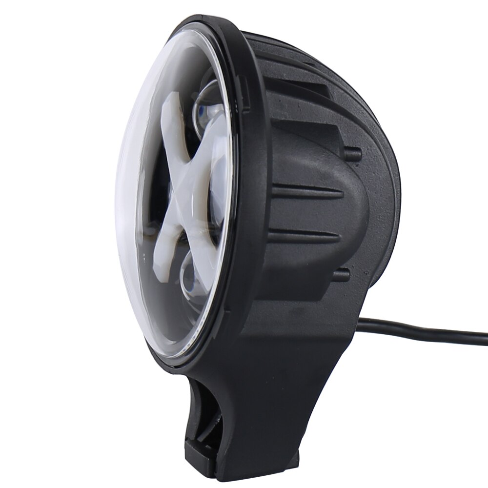 LED Spotlights for Off-road vehicle truck Car ATV Tractor 12V DC Auxiliary Light with X shape Angle Eyes DRL Work Light 1 pcs