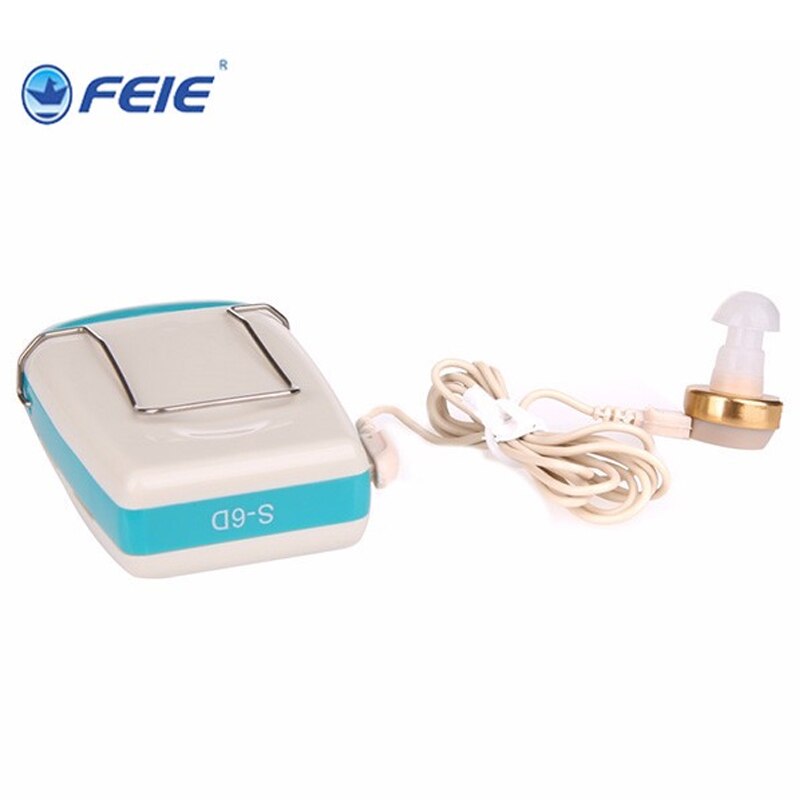 Hearing Aids Sound Amplifier Pocket For Elderly Ear Care Tools Hearing Aids High Power Earphone for Severe to Profound Loss S-6D