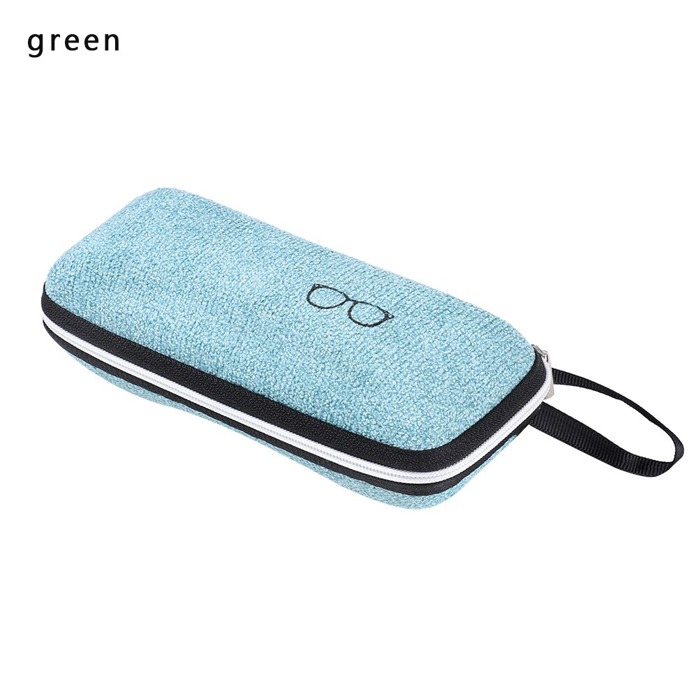 1Pcs EVA Brillen Cases Cover Zonnebril Case Voor Vrouwen Mode Glazen Doos Met Lanyard Rits Lenzenvloeistof Gevallen Harde