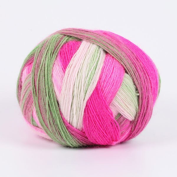 nouveauté 100g 800 m naturel doux laine arc-en-ciel espace colorant fantaisie fil unique organique Crochet fil X4012: 05