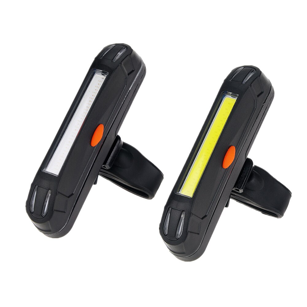 3 Verlichting Modes Fiets Licht Cob Fietsverlichting Led Achter Achterlicht Fiets Lamp Voor Fietsen Helm, gebruik Aaa Batterij