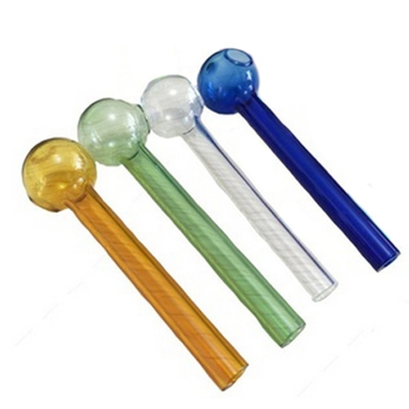 Handmade Colorful Round Glass Straw Round Create Head Wedding Party Straws ECO-friendly Household Glass Straight Pipet Tubularis