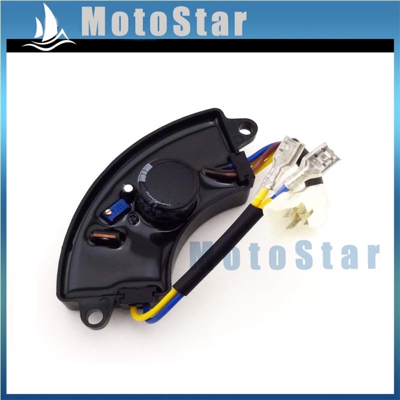 Regulador de voltaje automático trifásico de 380 V (AVR) para generador de gasolina y diésel de 5-6,5 kW