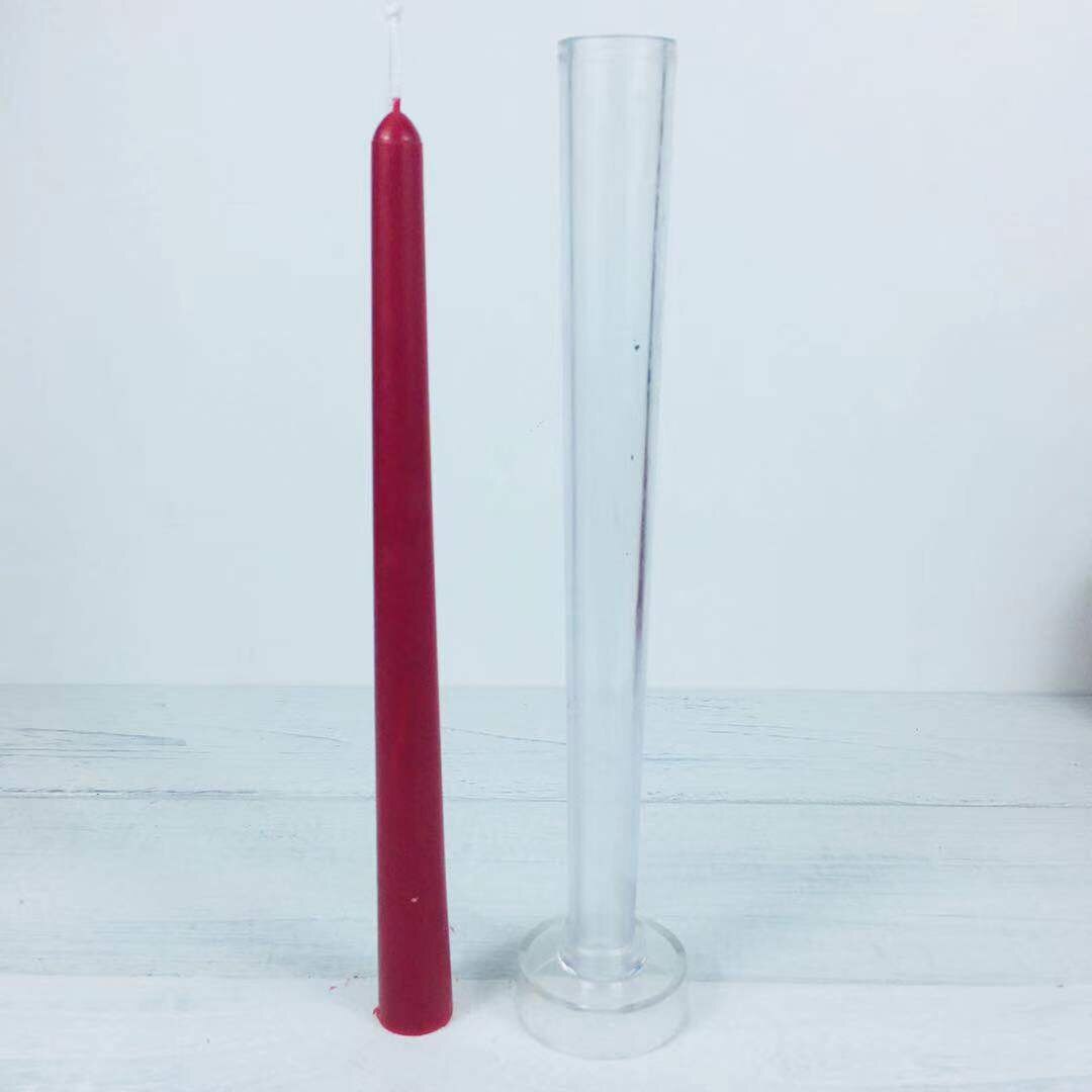 MILIVIXAY moules à bougies en plastique | 1 pièces, moules à bougies pour la fabrication de bougies, pilier/carré/cylindre/boule, artisanat Bougie: 7