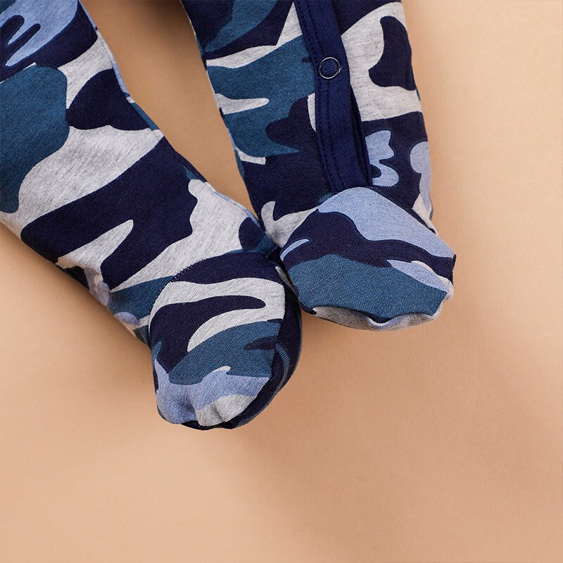Carter ropa de bebé niño otoño manga larga mameluco de camuflaje ropa de bebé niña bebé niño pelele
