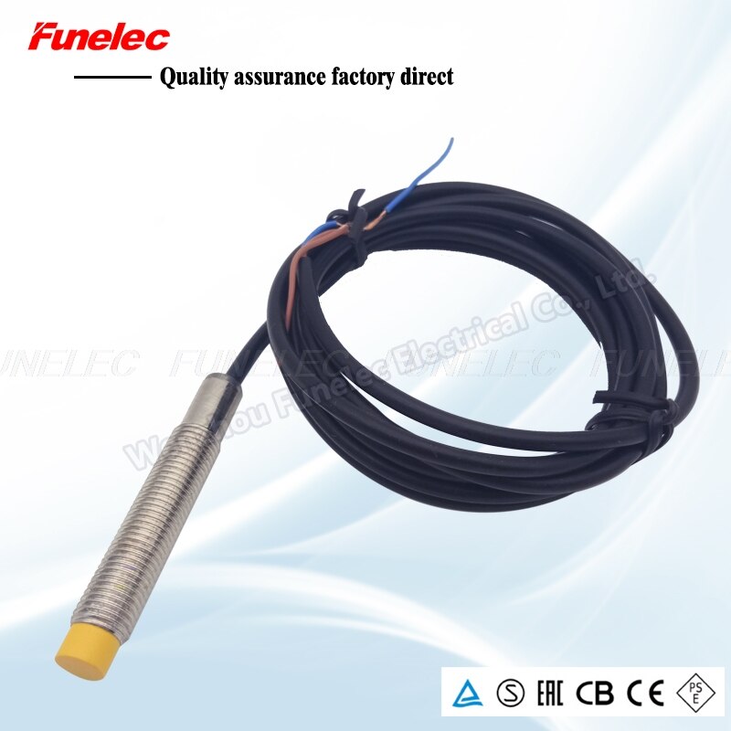 M12 Extended High Temperature Inductive Proximity Sensor Switch NPN NO