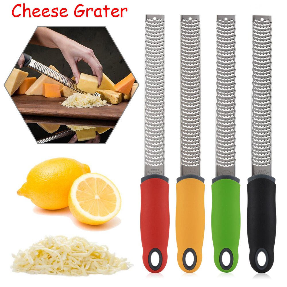 1pc microplane kaasraspen roestvrij staal citrus citroenrasp kaasrasp fruit groenteschiller keukengadgets