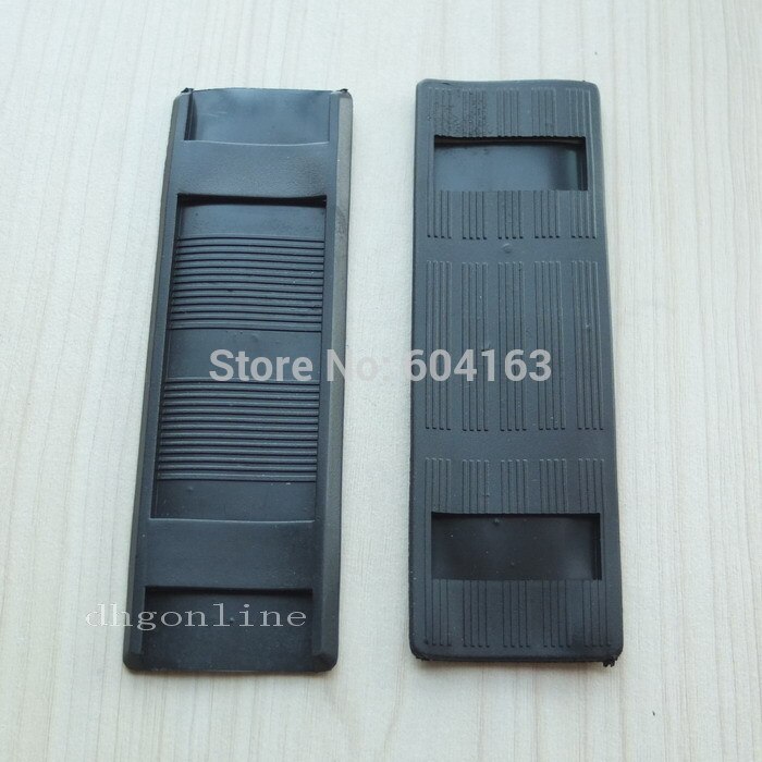 10 stuks 1 " 25mm antislip schouderbandpad voor rugzakband zwart