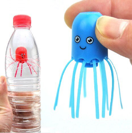 Magical Cute Jellyfish Magic Tricks Comedy Close Up Magic Octopus Swim in Bottle Illusion Magica Gimmick Props Toys for Children