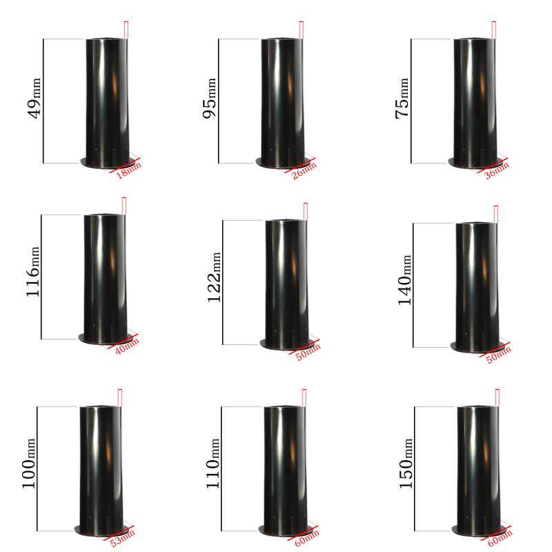 HIFIDIY LIVE Speaker Guide Tube 2 3 4 5 6.5 8 inch BASS Subwoofer Loudspeaker Inverted Tube Port Auxiliary ABS open Hole 18~60mm