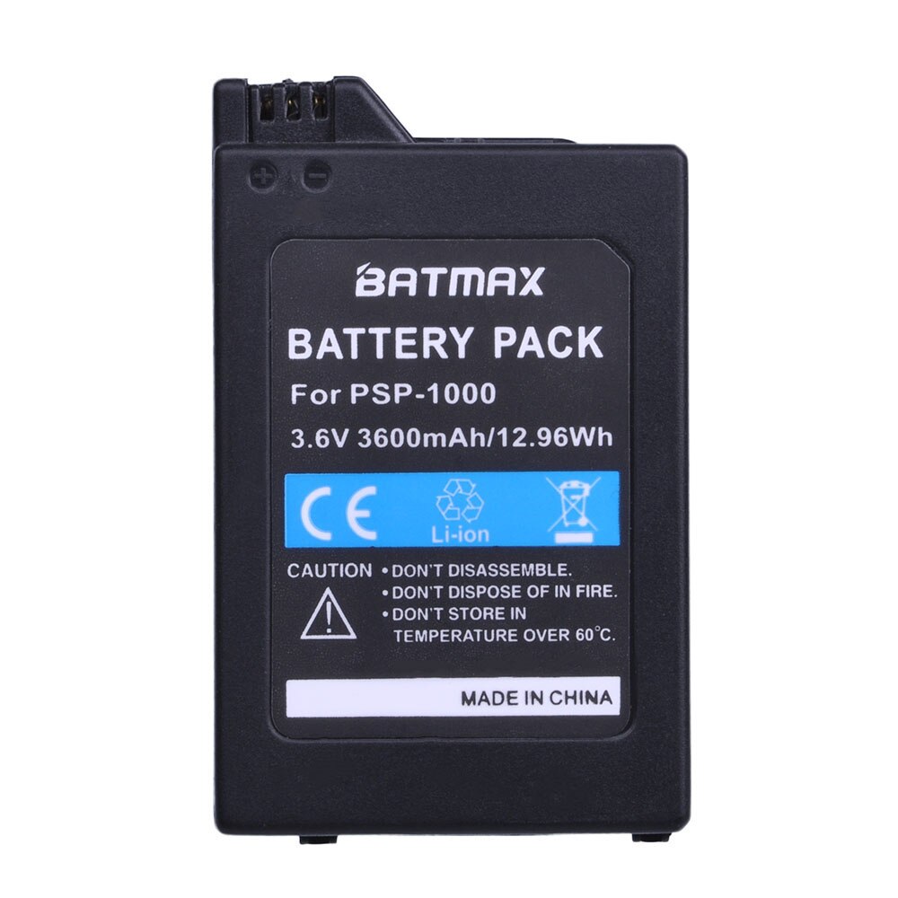 Batería + Cargador USB LED para consola Sony PSP 3,6, 3600 V, 1000 mAh, 1 PSP-110