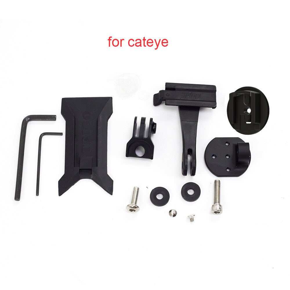 Caméra de cyclisme pour ordinateur, support Triple pour Brompton 3, pour Garmin Wahoo Bryton, accessoires de vélo Gopro: for cateye