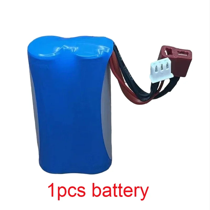 7.4V 3000mAh 18650 rechargeable battery suitable for remote-controlled aircraft, off-road vehicles, RC automotive accessories: WHITE