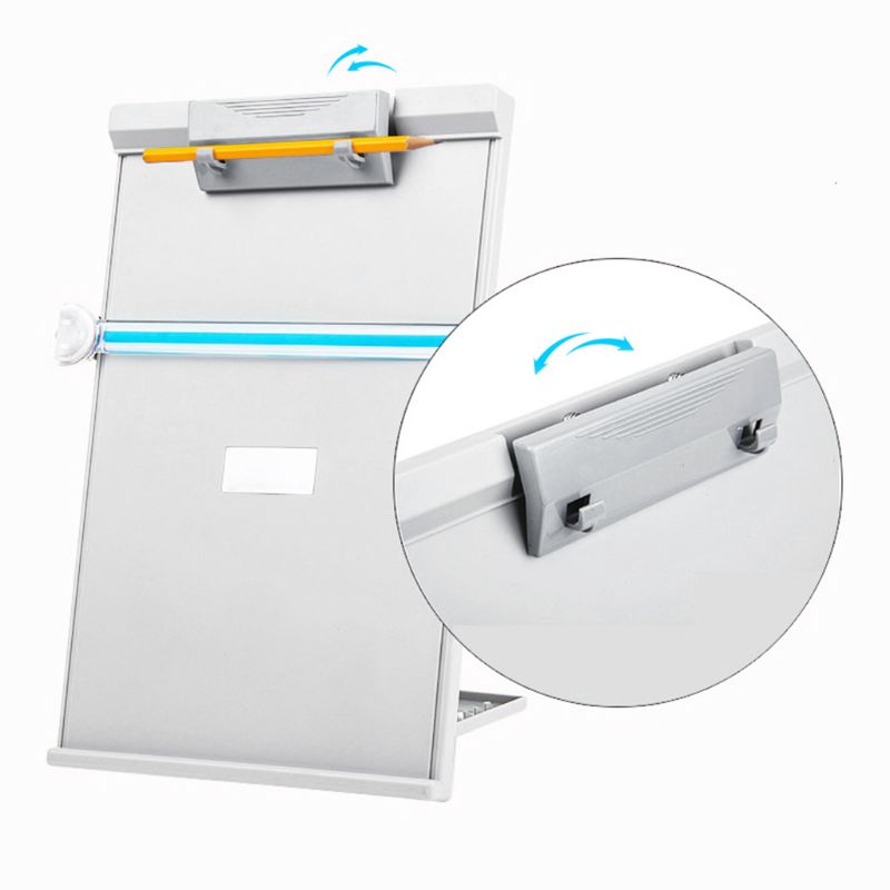 Plastic Adjustable Computer Document Holder Book Rack Stand Reading Typing Frame 24BB