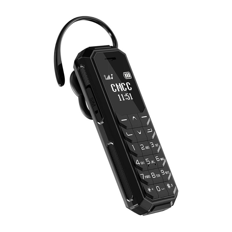 Mosthink KK2 Mini 2G GSM Mobiltelefon 0,66 Zoll Bluetooth V 3,0 Dialer Drahtlose Kopfhörer Magice Stimme praktisch als L8Stern BM70: Ursprünglich Titel