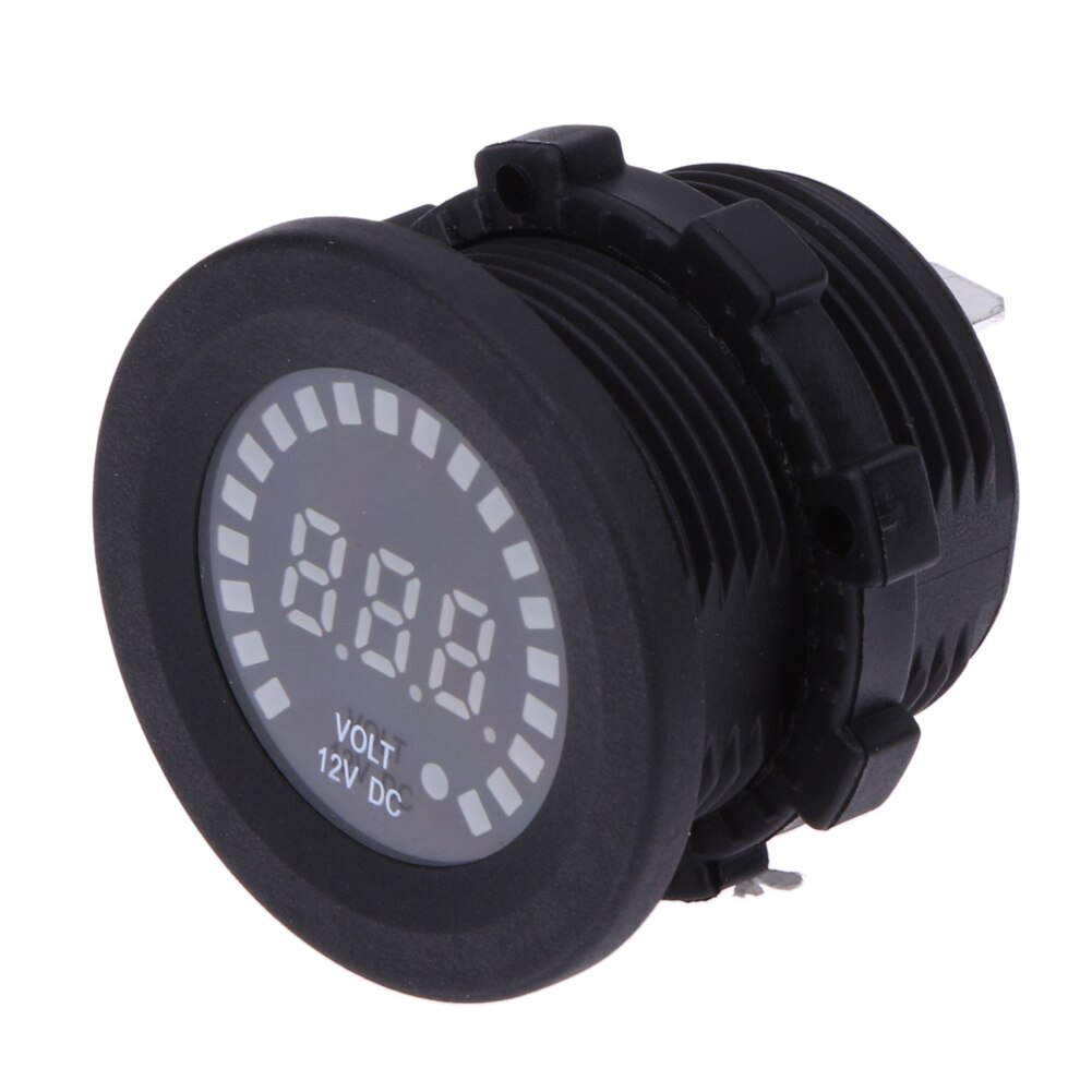 Voltmètre numérique marin 12V, pièces d'extérieur, voiture, bateau, batterie, accessoires