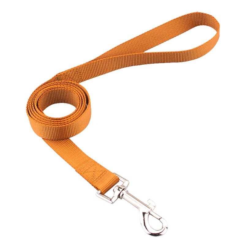 Klassiskt solid hundhalsband för hundar i nylon för små medelstora hundar kan matcha koppel och sele med snabbsnäppspänne