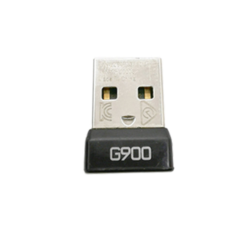 Accesorios para ratón Logitech G903/G900, receptor de botón lateral, contrapeso, cubierta trasera, cable USB, adaptador de rodillo, almohadilla de pie, juego completo: G900 receiver