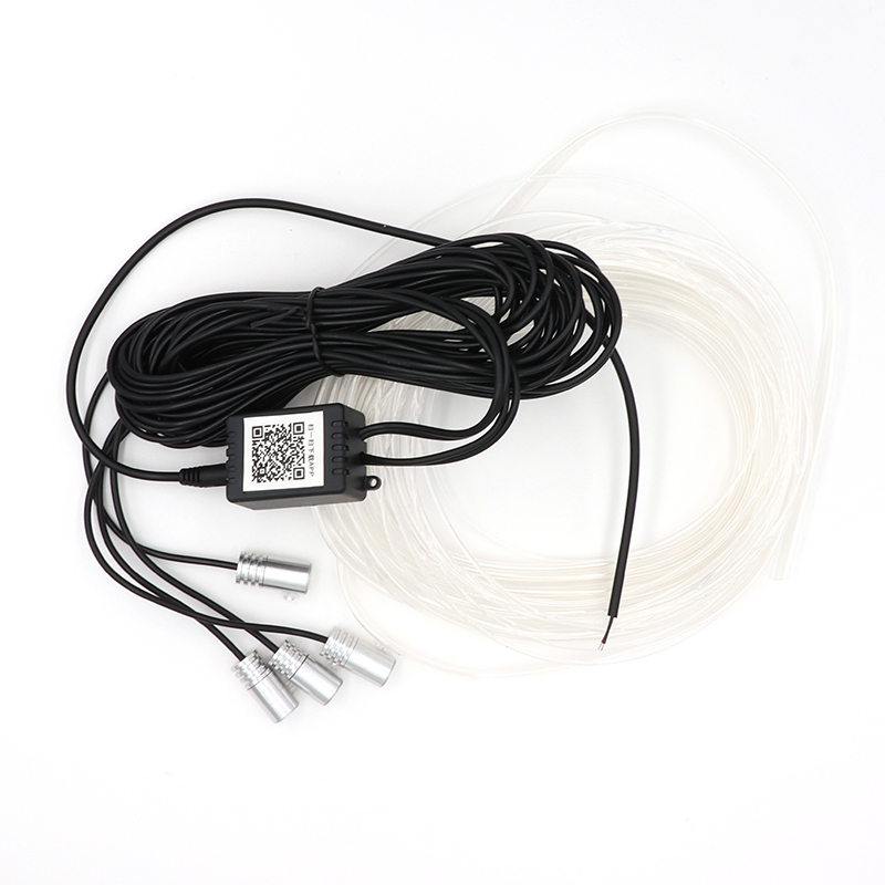 Niscarda 6M Bluetooth APP Controle Actieve EL Neon Draad Strip Licht RGB LED Decoratieve Dashboard Deur Sfeer Licht