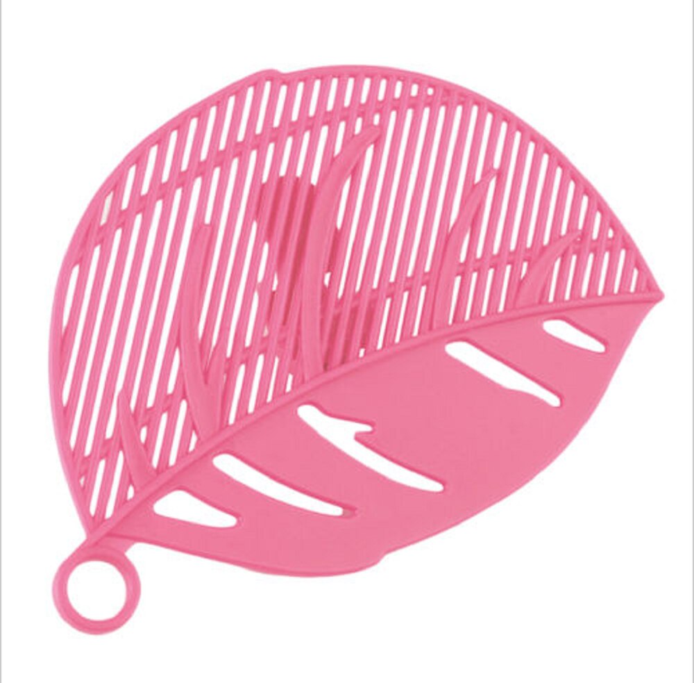 Passoire de lavage en plastique, forme de feuille, Durable, pratique, cuisine, riz, haricots, pois, outil de nettoyage, Gadget, Clips, filtre, 1 pièce: B