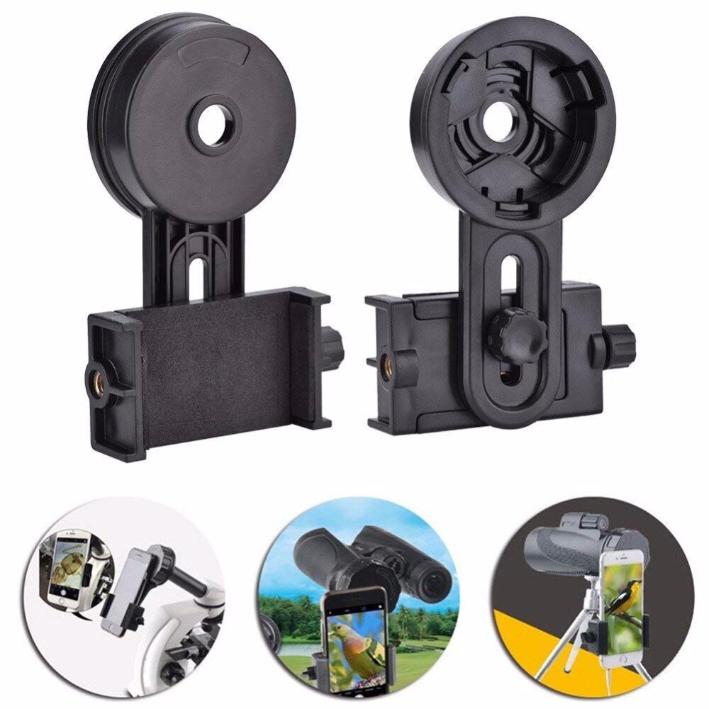 Universal teleskop telefonholder linse hurtig fotografering adapter stik til kikkert monokulært teleskop til smartphone
