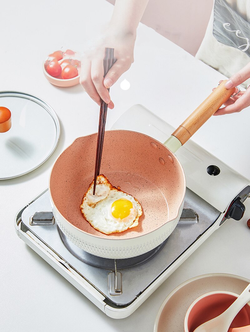 Küche Kochen Topf Maifan Stein Nicht-Stick Kochen Nudeln Heißer Milch Suppe Töpfe Japanischen Stil Schnee Pan Herd universal Kochgeschirr