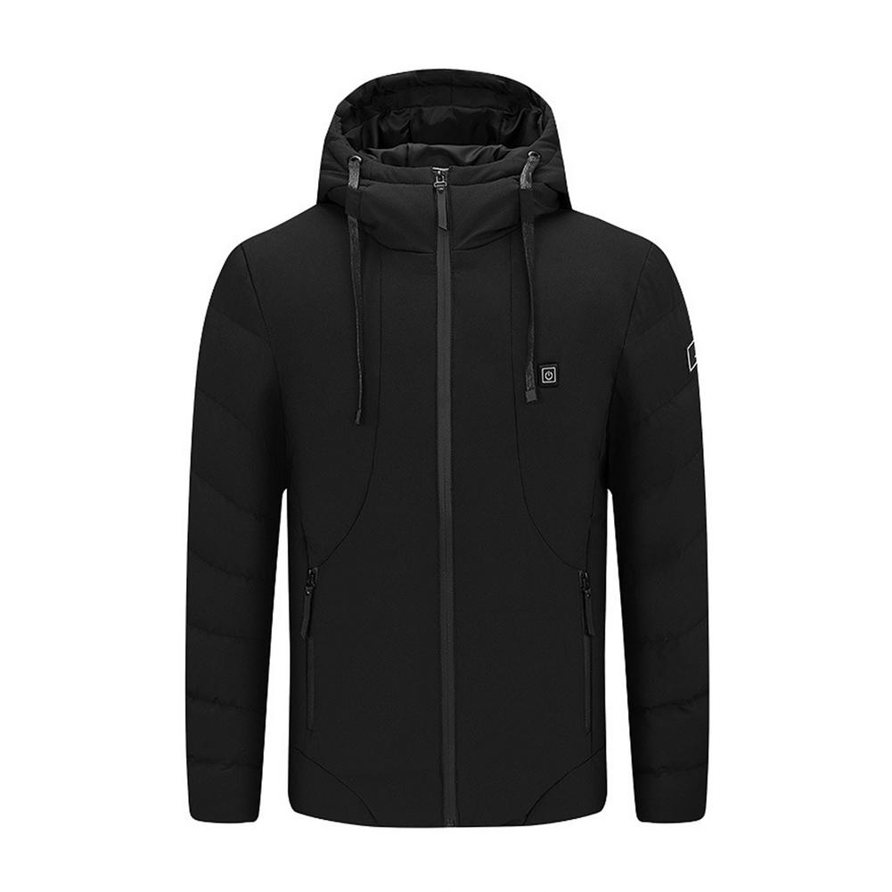 Heated Jacket Fast Heating Smart Electric Heating Suit Windproof Warm Ski Coat USB Hooded Heating Ski Suit High Fabrics